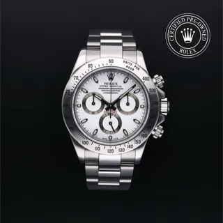 Rolex Cosmograph Daytona 116520 Stainless steel Weiss