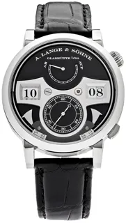 A. Lange & Söhne Zeitwerk 145.029 White gold Black