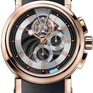 Breguet Tourbillon 5837BR/92/5ZU Rose gold Black and Silver