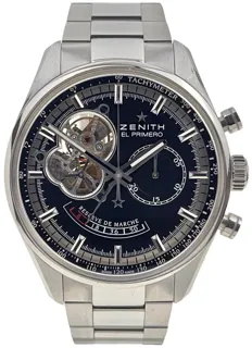 Zenith El Primero 03.2080.4021/21.C496 Stainless steel Black