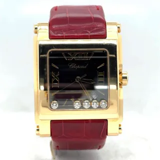 Chopard Happy Sport Yellow gold Black