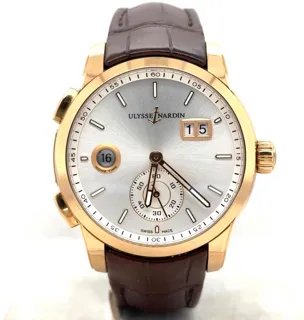 Ulysse Nardin Dual Time 3346-126/91 Rose gold White