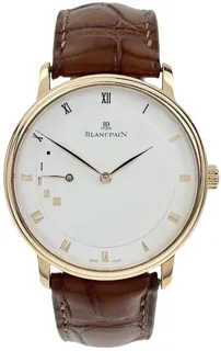 Blancpain Villeret 4040-3642-55B Rose gold Silver