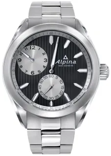 Alpina Alpiner AL-650BSS5E6B Stainless steel Black