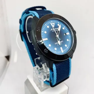 Alpina Seastrong AL-525LNSB4VG6 44mm Plastic Blue