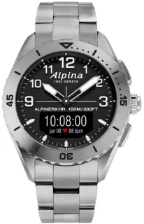 Alpina Smartwatches AL-284LBBW5TAQ1B Titanium Black