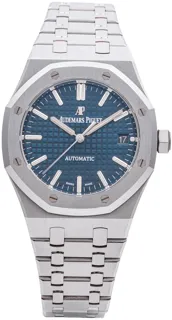 Audemars Piguet Royal Oak 15450ST.OO.1256ST.03 37mm Stainless steel Blue