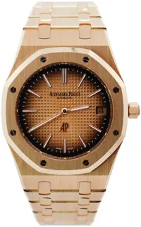 Audemars Piguet Royal Oak 16202BA.OO.1240BA.01 39mm Yellow gold Champagne