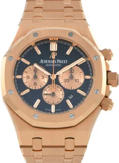 Audemars Piguet Royal Oak 26331OR.OO.1220OR.01 41mm Rose gold Blue