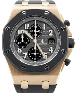 Audemars Piguet Royal Oak Offshore 25940OK.OO.D002CA.01 42mm Rose gold and Rubber Gray