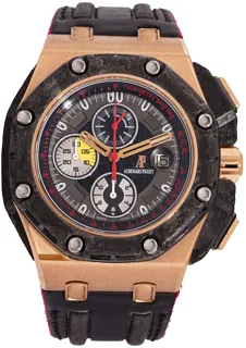 Audemars Piguet Royal Oak Offshore 26290RO.OO.A001VE.01 44mm Carbon fiber and Ceramic and Rose gold and Titanium Black