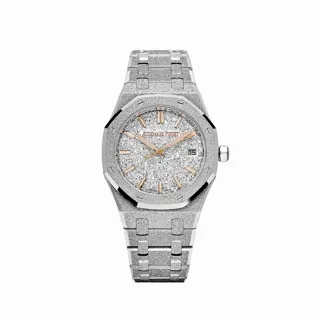 Audemars Piguet Royal Oak Selfwinding 77450BC.GG.1361BC.01 34mm White gold Crystal Sand