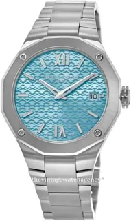 Baume & Mercier Riviera M0A10612 36mm brushed/polished steel blue