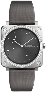 Bell & Ross Instruments BRS-ERU-ST-LGD/SCA 39mm Stainless steel Gray