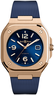 Bell & Ross Urban BR05A-BLU-PG/SRB Rose gold Blue