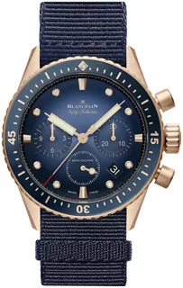 Blancpain Fifty Fathoms 5200 3640 NAOA Red gold Blue