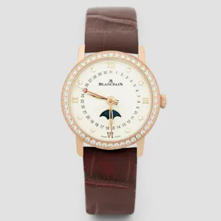 Blancpain Villeret 6126-2987-55B 33mm Rose gold Champagne