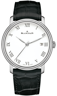 Blancpain Villeret 6630-1531-55B 42mm White gold White