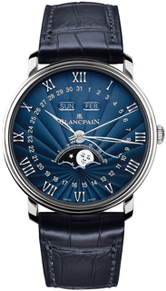 Blancpain Villeret 6654-1529-55B White gold Blue