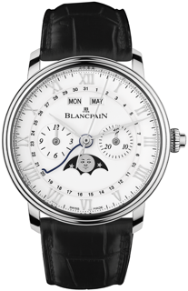 Blancpain Villeret 6685-1127-55B 40.5mm Stainless steel White