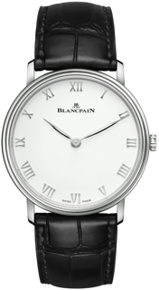 Blancpain Villeret Ultra-Slim 6605-1127-55B Stainless steel Black