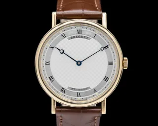 Breguet Classique 5157BA/11/9V6 38mm Yellow gold Silver