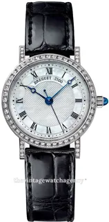 Breguet Classique 8068BB/52/964 DD00 30mm White gold White