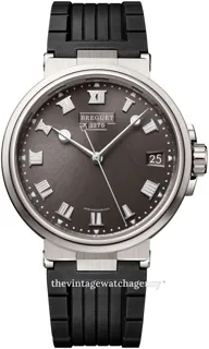 Breguet Marine 5517TI/G2/5ZU 40mm Titanium Gray