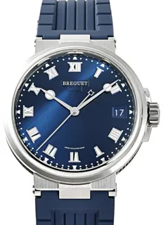 Breguet Marine 5517TI/Y1/5ZU 40mm Titanium Blue