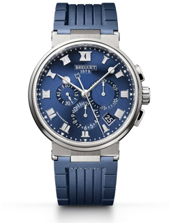 Breguet Marine 5527TI/Y1/5WV 42.5mm Titanium Blue