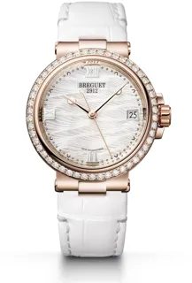 Breguet Marine 9518BR/52/984/D000 Rose gold White