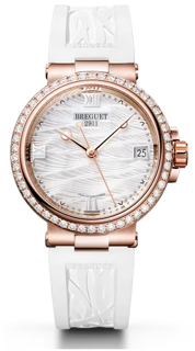 Breguet Marine G9518BR/52/584 D000 34mm Rose gold White