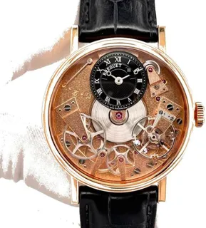 Breguet Tradition 7027BR/R9/9V6 37mm Rose gold Black