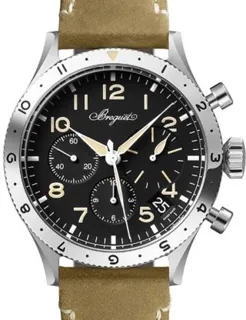 Breguet Type XX - XXI - XXII 2067ST/92/3WU Stainless steel Black