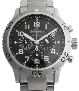 Breguet Type XX - XXI - XXII 3810ST/92/SZ9 42mm Stainless steel Gray