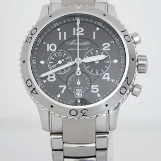 Breguet Type XX - XXI - XXII 3810ST/92/SZ9 42mm Stainless steel Gray