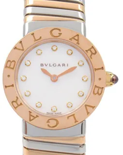 Bulgari Bulgari BBL P26 2T SG 26mm Stainless Steel$K18PG (Rose Gold) White shell