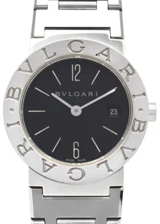 Bulgari Bulgari Bulgari BB 26 SS 26mm Stainless steel Black