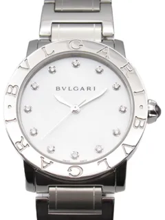 Bulgari Bvlgari Bvlgari BBL 33 S Stainless steel White$White shell