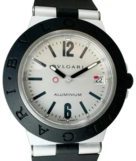 Bulgari Diagono AL 38 TA 38mm Aluminium White