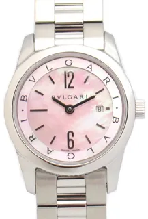 Bulgari Solotempo ST30S Stainless steel Pink shell