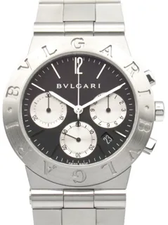 Bulgari Diagono Sports Chronograph CH35SSD 35.5mm Stainless steel Black