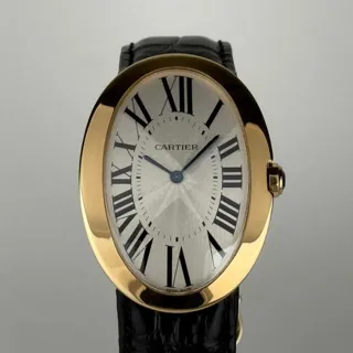 Cartier Baignoire W8000013 44mm Yellow gold White