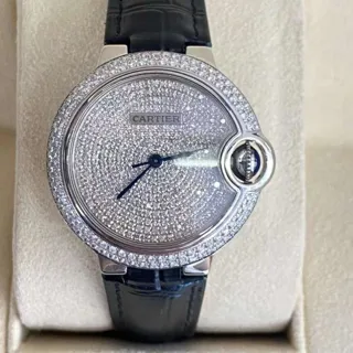 Cartier Ballon Bleu 33mm W6920085 33mm Stainless steel Silver