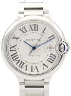 Cartier Ballon Bleu 42mm W69012Z4 Stainless steel Silver