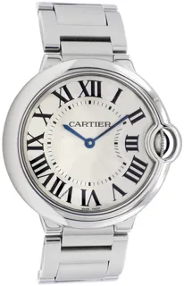 Cartier Ballon Bleu W69011Z4 36mm Stainless steel Silver