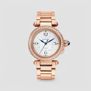 Cartier Pasha de Cartier WJPA0013 35mm Rose gold Silver