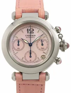 Cartier Pasha W3106599 36.5mm Stainless steel Pink