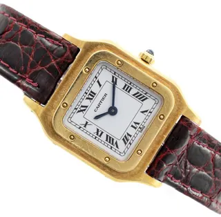 Cartier Santos Dumont 96065 23mm Yellow gold White