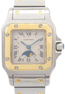 Cartier Santos W20008C4 23.5mm K18 (Yellow Gold)$Stainless Steel Beige